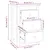 Produktbild 11 för Sängbord 2 st svart 40x35x61,5 cm massiv furu