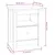 Produktbild 10 för Sängbord 2 st 40x35x49 cm massiv furu