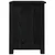 Produktbild 7 för Sängbord svart 40x35x49 cm massiv furu
