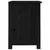 Produktbild 8 för Sängbord 2 st svart 40x35x49 cm massiv furu