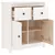 Produktbild 6 för Skänk vit 70x35x80 cm massiv furu