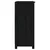 Produktbild 7 för Skänk svart 70x35x80 cm massiv furu