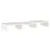 Produktbild 4 för Skärmställ vit 60x24x10,5 cm massiv furu