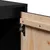 Produktbild 9 för Tv-bänk svart 74x35x44 cm massiv furu
