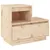 Produktbild 3 för Sängbord 2 st 60x34x51 cm massiv furu