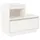 Sängbord vit 60x34x51 cm massiv furu