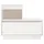 Sängbord vit 60x34x51 cm massiv furu