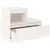 Produktbild 5 för Sängbord vit 60x34x51 cm massiv furu