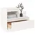 Produktbild 7 för Sängbord vit 60x34x51 cm massiv furu