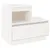 Produktbild 3 för Sängbord 2 st vit 60x34x51 cm massiv furu
