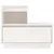 Produktbild 4 för Sängbord 2 st vit 60x34x51 cm massiv furu