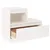 Produktbild 6 för Sängbord 2 st vit 60x34x51 cm massiv furu