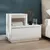 Produktbild 10 för Sängbord 2 st vit 60x34x51 cm massiv furu