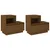 Produktbild 2 för Sängbord 2 st honungsbrun 60x34x51 cm massiv furu
