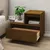 Produktbild 4 för Sängbord 2 st honungsbrun 60x34x51 cm massiv furu