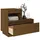Sängbord 2 st honungsbrun 60x34x51 cm massiv furu