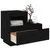 Produktbild 5 för Sängbord 2 st svart 60x34x51 cm massiv furu