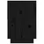 Produktbild 8 för Sängbord 2 st svart 60x34x51 cm massiv furu