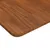 Produktbild 3 för Fyrkantig bordsskiva mörkbrun 40x40x1,5cm behandlad massiv ek