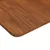 Produktbild 3 för Fyrkantig bordsskiva mörkbrun 50x50x1,5cm behandlad massiv ek