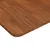 Produktbild 3 för Fyrkantig bordsskiva mörkbrun 90x90x1,5cm behandlad massiv ek