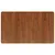 Produktbild 2 för Bänkskiva badrum mörkbrun 100x60x1,5cm behandlat massivt trä