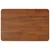 Produktbild 2 för Bänkskiva för badrum mörkbrun 60x40x2,5cm behandlat massivt trä