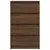 Produktbild 6 för Byrå brun ek 60x35x98,5 cm konstruerat trä