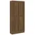 Produktbild 2 för Bokhylla brun ek 82,5x30,5x185,5 cm konstruerat trä