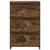 Produktbild 4 för Sängbord 2 st rökfärgad ek 40x35x62,5 cm konstruerat trä