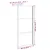 Produktbild 7 för Duschvägg 90x195cm ESG-glas med stendesign svart