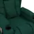 Produktbild 6 för Massagefåtölj mörkgrön tyg