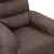 Produktbild 6 för Elektrisk massagefåtölj taupe tyg