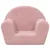 Produktbild 3 för Barnsoffa rosa mjuk plysch