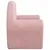 Produktbild 4 för Barnsoffa rosa mjuk plysch