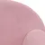 Produktbild 7 för Bäddsoffa för barn rosa mjuk plysch