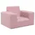 Produktbild 2 för Barnsoffa rosa mjuk plysch