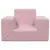 Produktbild 3 för Barnsoffa rosa mjuk plysch