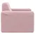 Produktbild 4 för Barnsoffa rosa mjuk plysch