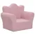 Produktbild 2 för Barnsoffa rosa mjuk plysch