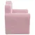 Produktbild 4 för Barnsoffa rosa mjuk plysch
