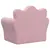 Produktbild 5 för Barnsoffa rosa mjuk plysch