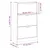 Produktbild 8 för Skohylla sonoma-ek 63x24x103 cm konstruerat trä