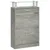 Produktbild 5 för Skoskåp betonggrå 63x24x104 cm konstruerat trä