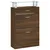 Produktbild 5 för Skoskåp brun ek 63x24x104 cm konstruerat trä