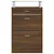 Produktbild 6 för Skoskåp brun ek 63x24x104 cm konstruerat trä