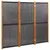 Produktbild 2 för Rumsavdelare 3 paneler svart 210x180 cm