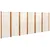 Produktbild 2 för Rumsavdelare 6 paneler gräddvit 420x180 cm