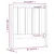 Produktbild 6 för Sänggavel honungsbrun 81x4x100 cm massiv furu