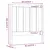 Produktbild 6 för Sänggavel honungsbrun 96x4x100 cm massiv furu